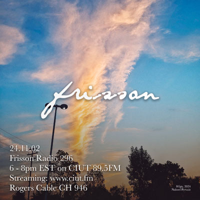 Frisson Radio 296 artwork
