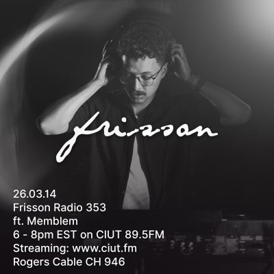 Frisson Radio 353 artwork
